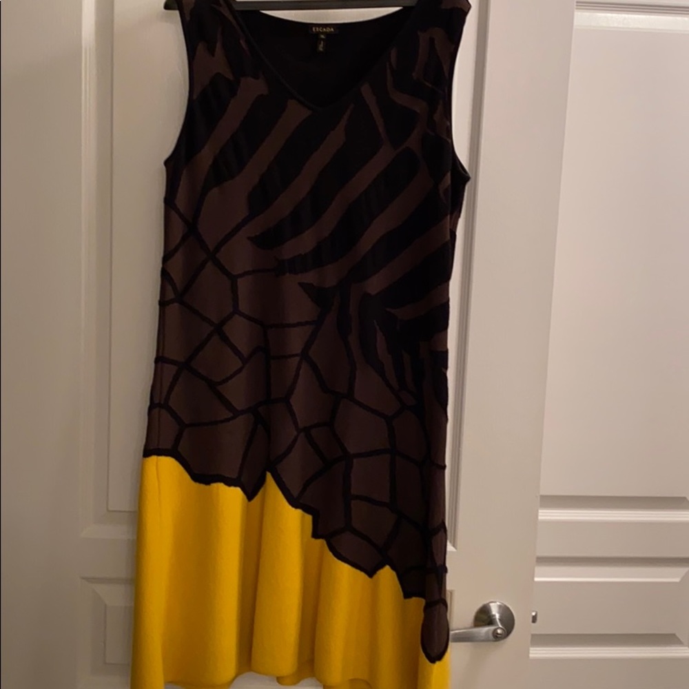 Escada stretch knit dress